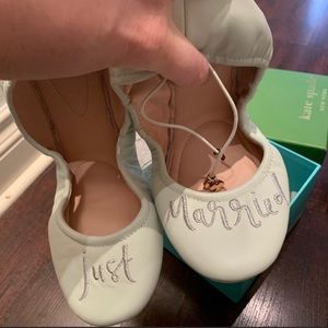 Kate spade just married flat